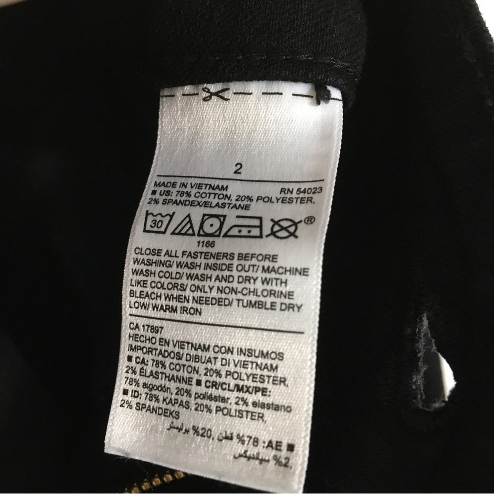 Super Skinny Mid Rise Pants - Picture 5 of 7
